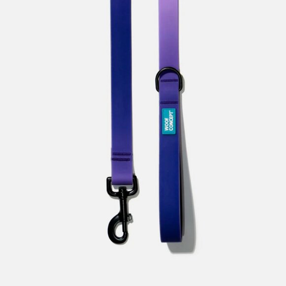 Waterproof Dog Leash Size L in Purple Ombre by "Woof Concept" - Picture 4 of 9